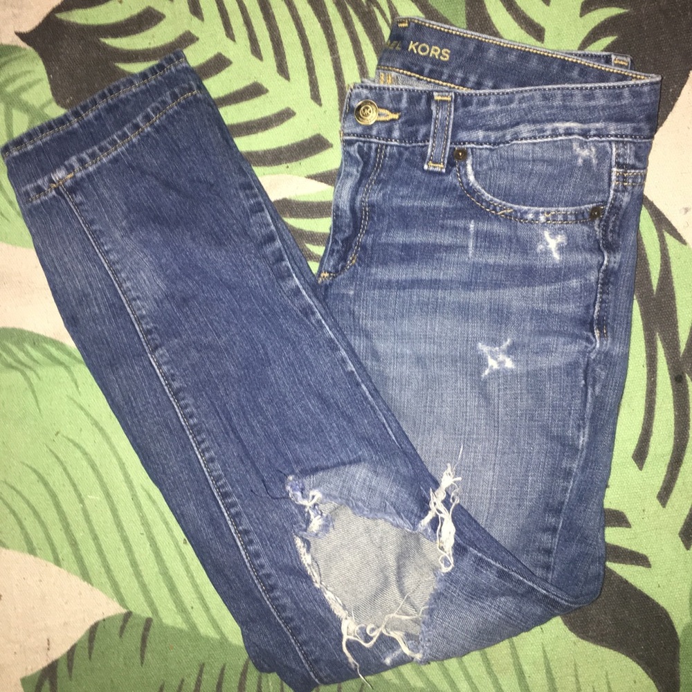 michael kors boyfriend jeans